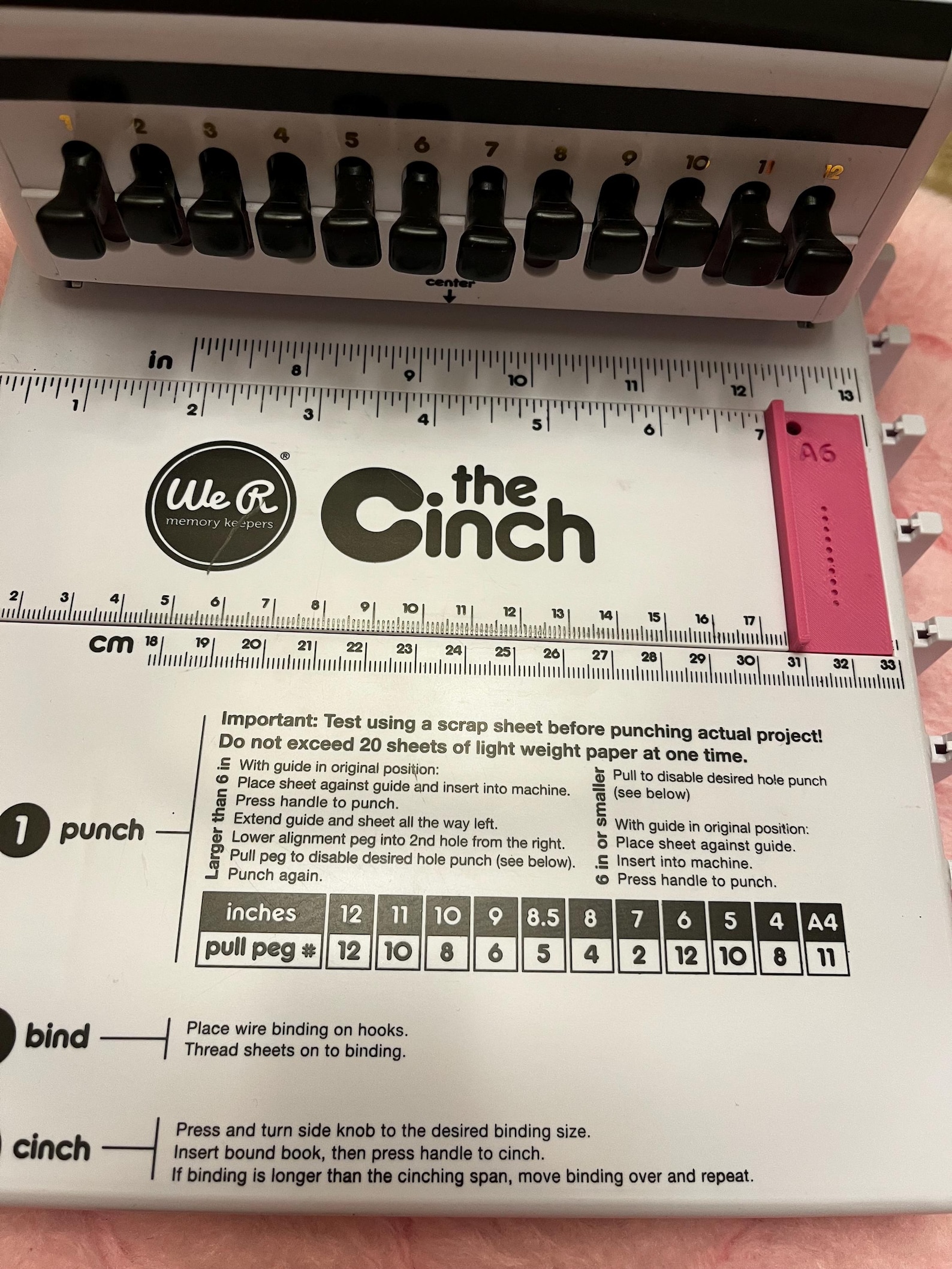Cinch Binding Tool Spacers, Alignment Guide for Journals - Etsy