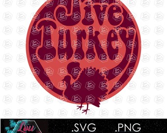 Jive Turkey Svg - Etsy