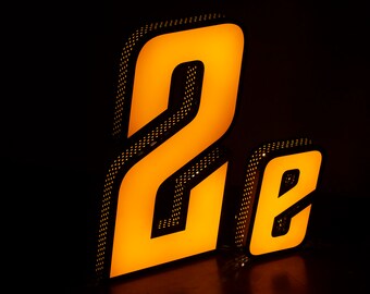 Custom sign, Personalised sign, Custom illuminated 3D Letters, door sign