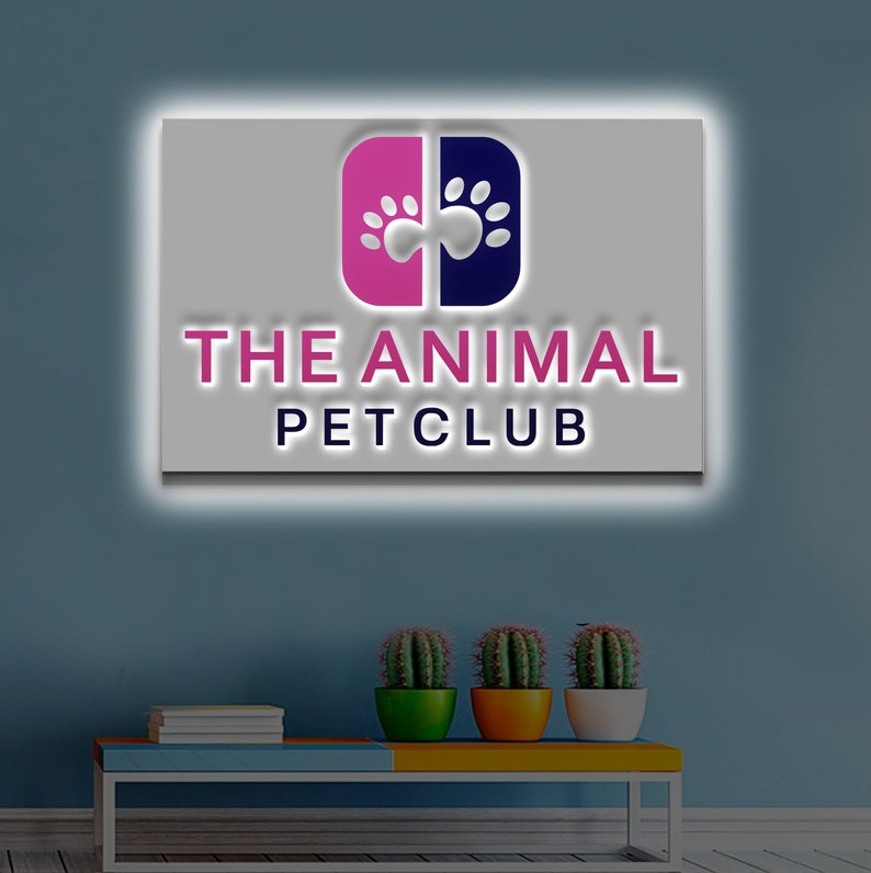 Pet Store Sign Pet Shop Logo Pet Center Shop Pet Clup Sign Etsy