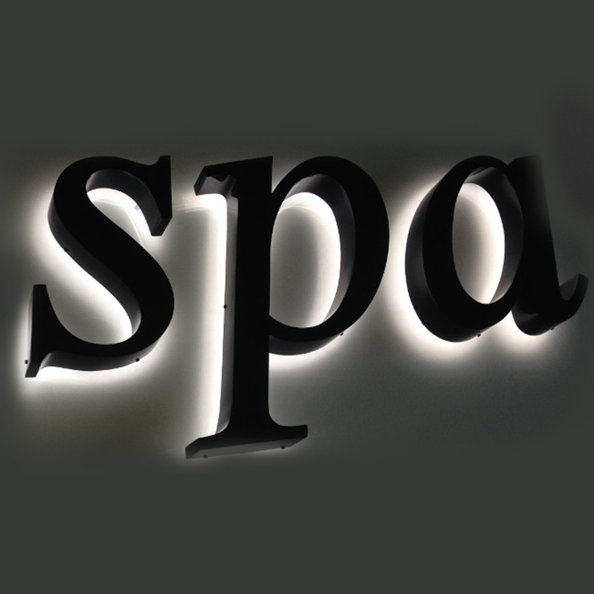 3d Backlit Sign, 3d Led Signage, Custom Outdoor, Logo Light Sign, 3d ...
