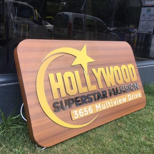 Wood sign, wall sign, custom sign, acrylic sign, sign for wall, sign for office, business sign