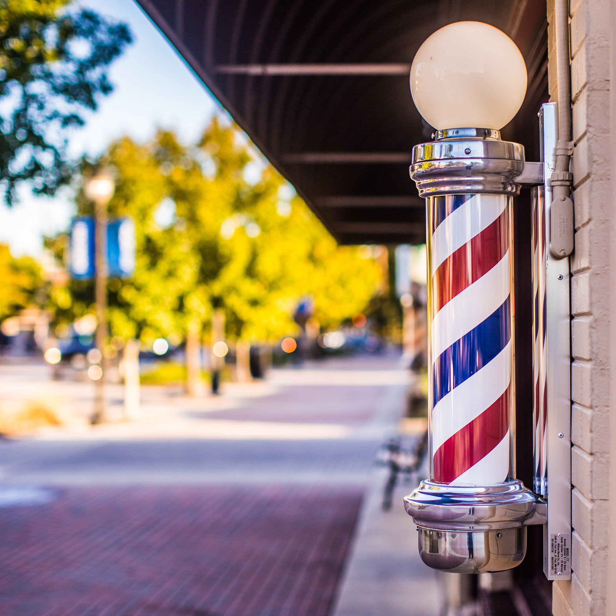 Barber Shop Pole Sign, Hair Salon Sign, SPA Sign, Hair Salon Shop Window Sign, Barbershop Sign