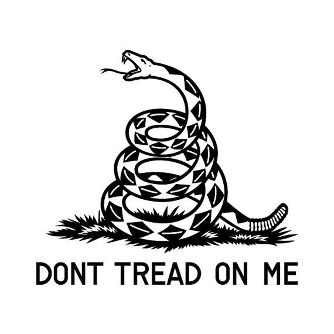 Dont Tread On Me Svg Etsy