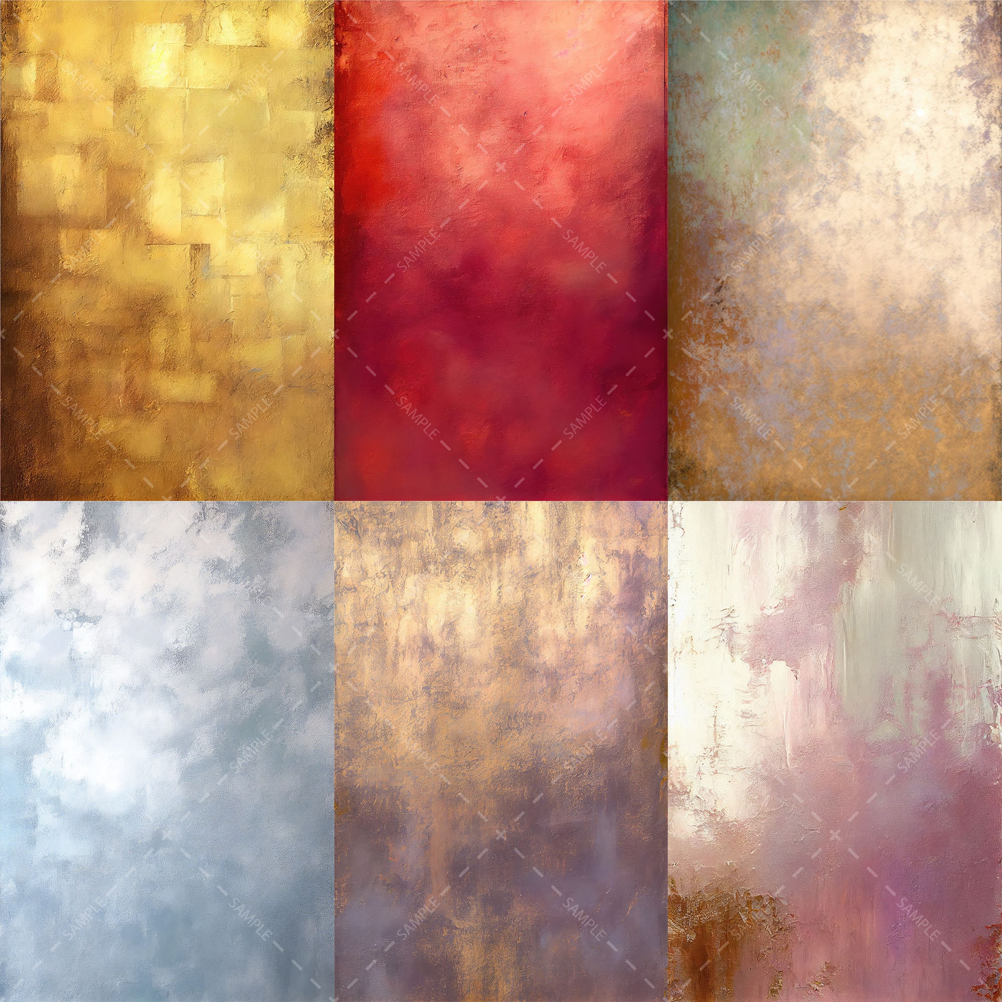 24 Painted Canvas Digital Backdrop Bundle Maternity Backdrop - Etsy
