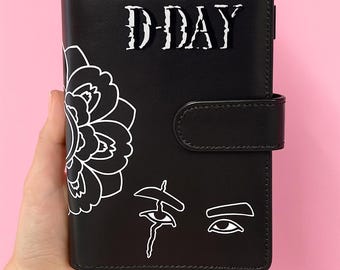 A5 Suga Inspired Photo Card Binder: August d / D-Day Journal Organizer