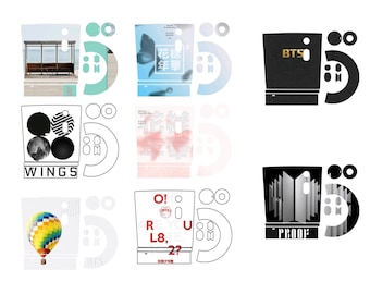 BTS ARMY Bomb Lightstick Skin | Album Covers Vinyl Decal - Style 3