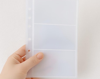 10 pack Holographic Photocard Pages: A6 Kpop Collect Book Inserts