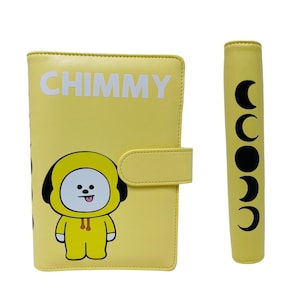 Raccoglitore per biglietti fotografici A5 Bt21 CHIMMY ispirato/raccoglitore per diario e bullet journal/raccoglitore organizer/raccoglitore per biglietti fotografici personalizzati
