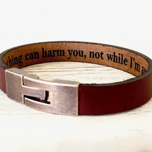 Unisex Leather Bracelet,Special Engraving Gifts for Family,Birthday Gifts for men and woman,Personalized Leather Bracelets,Custom Engraving
