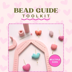 Polymer Clay Bead Toolkit: Depth & Drill Guide, Piercing Pin