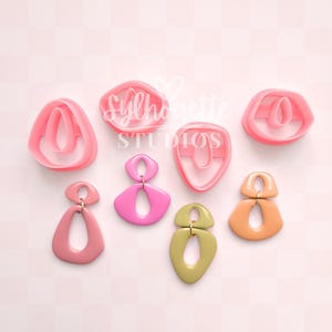 No Drill Clay Cutters Mix & Match Sets: Geometric Dangle Earring Cutters