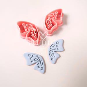 Schmetterling Flügel Ausstechformen: Ohrstecker DIY