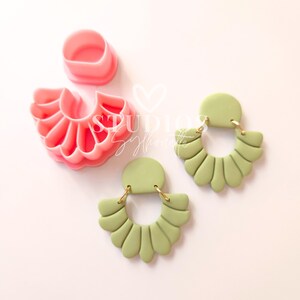 SCALLOPED ARCH Clay Cutter Set | Art Deco Cutters | Seashell Summer Boho | U Shape | Geometric | Fall | Autumn | Modern Cutters