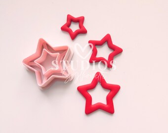 Skinny Star Polymer Clay Cutters: 4th of July, Patriotic Craft