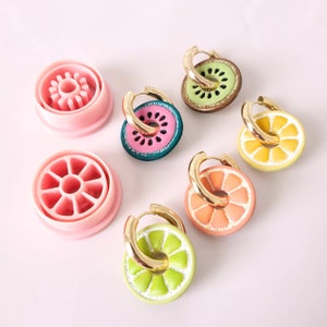FRUIT SLICE Polymer Clay Cutters | Summer Clay Cutters | Novelty Cutters | Cute Cutters | Lemon | Watermelon | Kiwi | Citrus | Lime