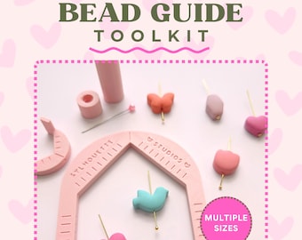 Boîte à outils pour perles en pâte polymère : profondeur et guide de perçage, tige de perçage