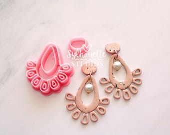 Ensemble d'emporte-pièces en pâte polymère Audra Fringe : emporte-pièces pour la fabrication de bijoux DIY