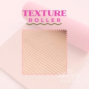 Rodillo de textura de cono de gofre: herramienta para repujar arcilla polimérica