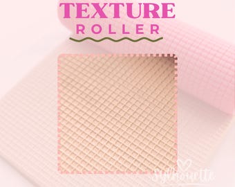 Waffle Cone Texture Roller: Polymer Clay Embossing Tool