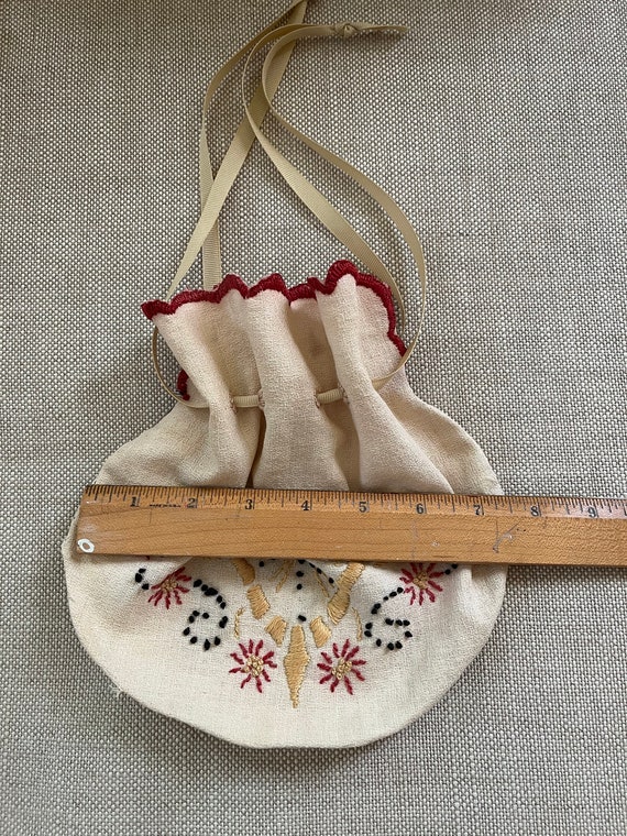 Vintage Cloth Handbag - image 4