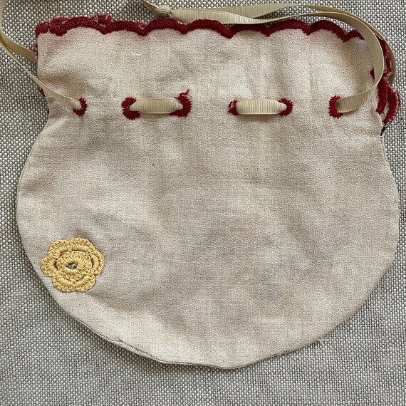 Vintage Cloth Handbag - image 2