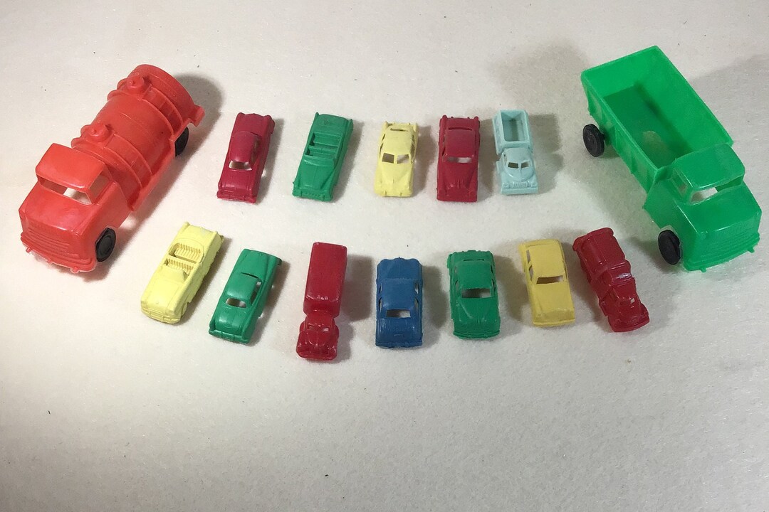 Vintage Plastic Toy Cars Etsy