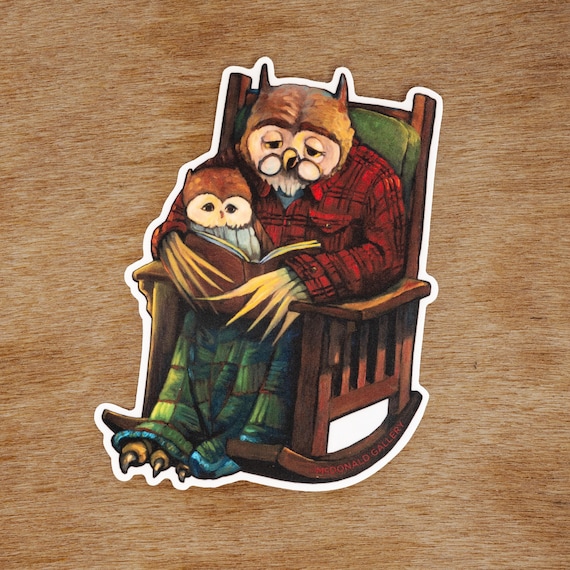 Grandson Sticker: Durable Vinyl, Original Art