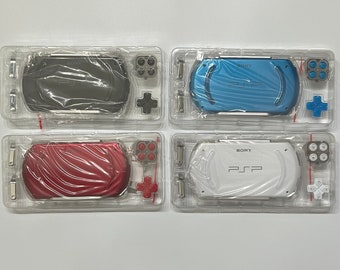 Coque de remplacement pour PSP Go bleu rouge noir blanc