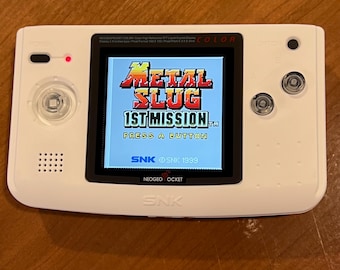 BIAŁY Neo Geo Pocket Color - pełnowymiarowy IPS Q5 (nowa obudowa)