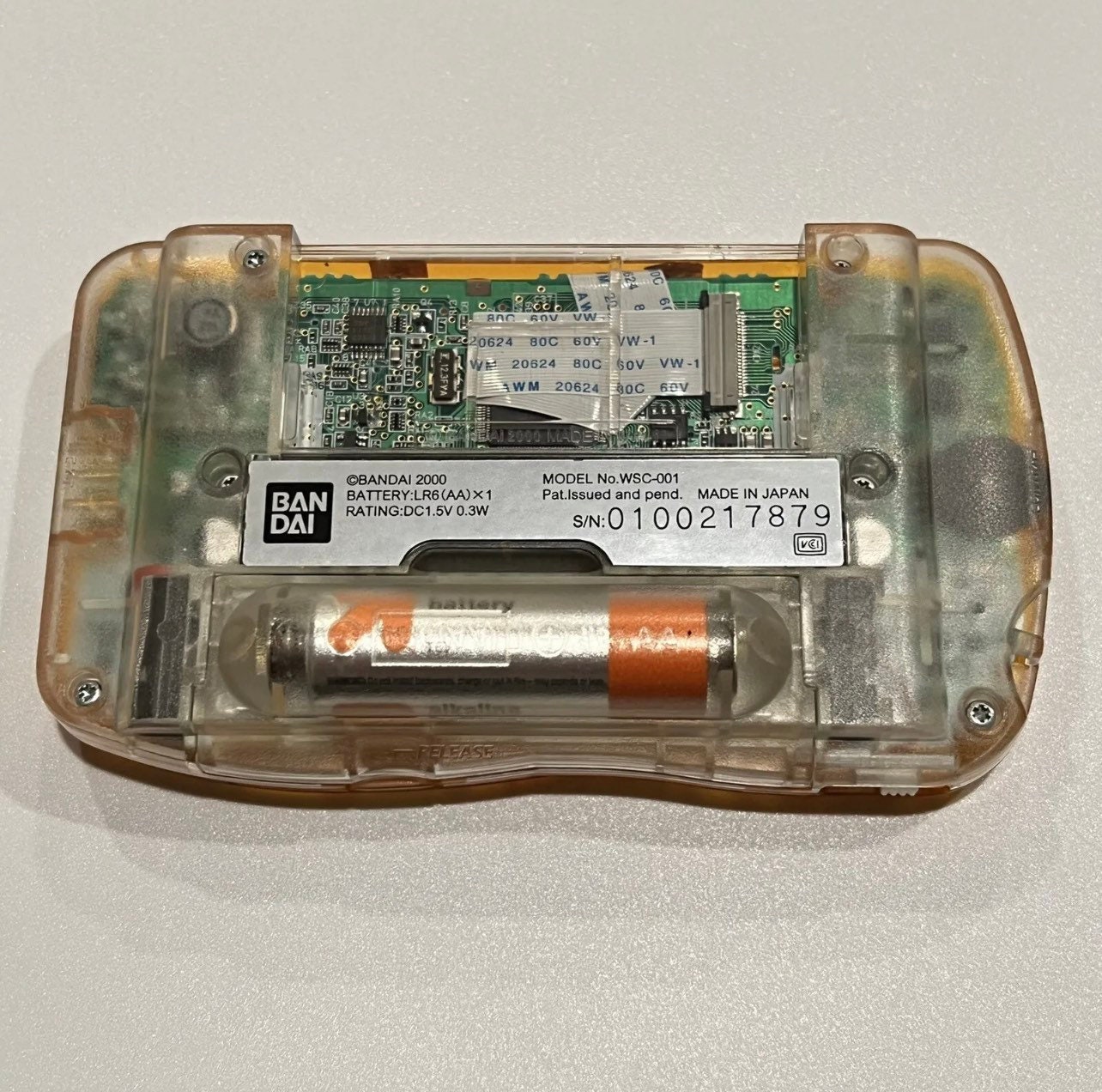 お待たせ! Color Wonderswan Bandai Orange Crystal WSC IPS Backlit W/ その他
