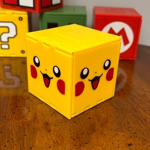 Boîte de rangement pour porte-carte de jeu CUBE pliable 16 en 1, pour Nintendo Switch Pikachu