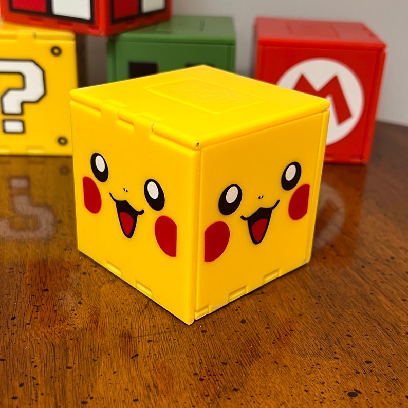 Boîte de rangement pour porte-carte de jeu CUBE pliable 16 en 1, pour Nintendo Switch Pikachu