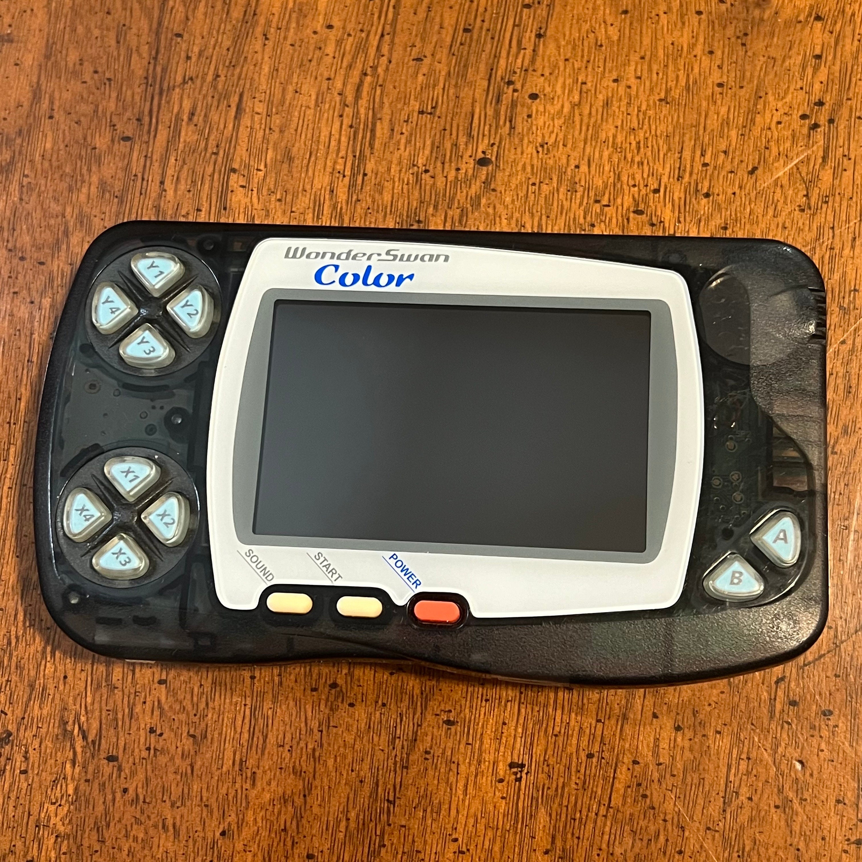 本格派ま！ Black Crystal Bandai LCD IPS Backlit W/ WSC Color Wonderswan その他