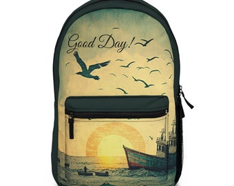 Backpack retro sunset