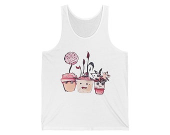 Gardening themed Unisex Jersey Tank