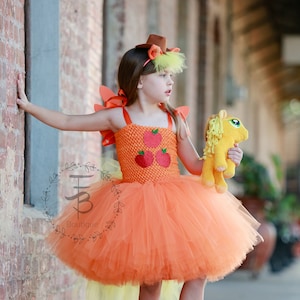 LIMITED, Apple Jack Tutu Dress, My Little  Pony Costume, Unicorn Tutu Dress