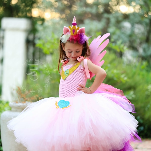 Princess Cadence Tutu Dress, My Little Pony Costume, Unicorn Tutu Dress