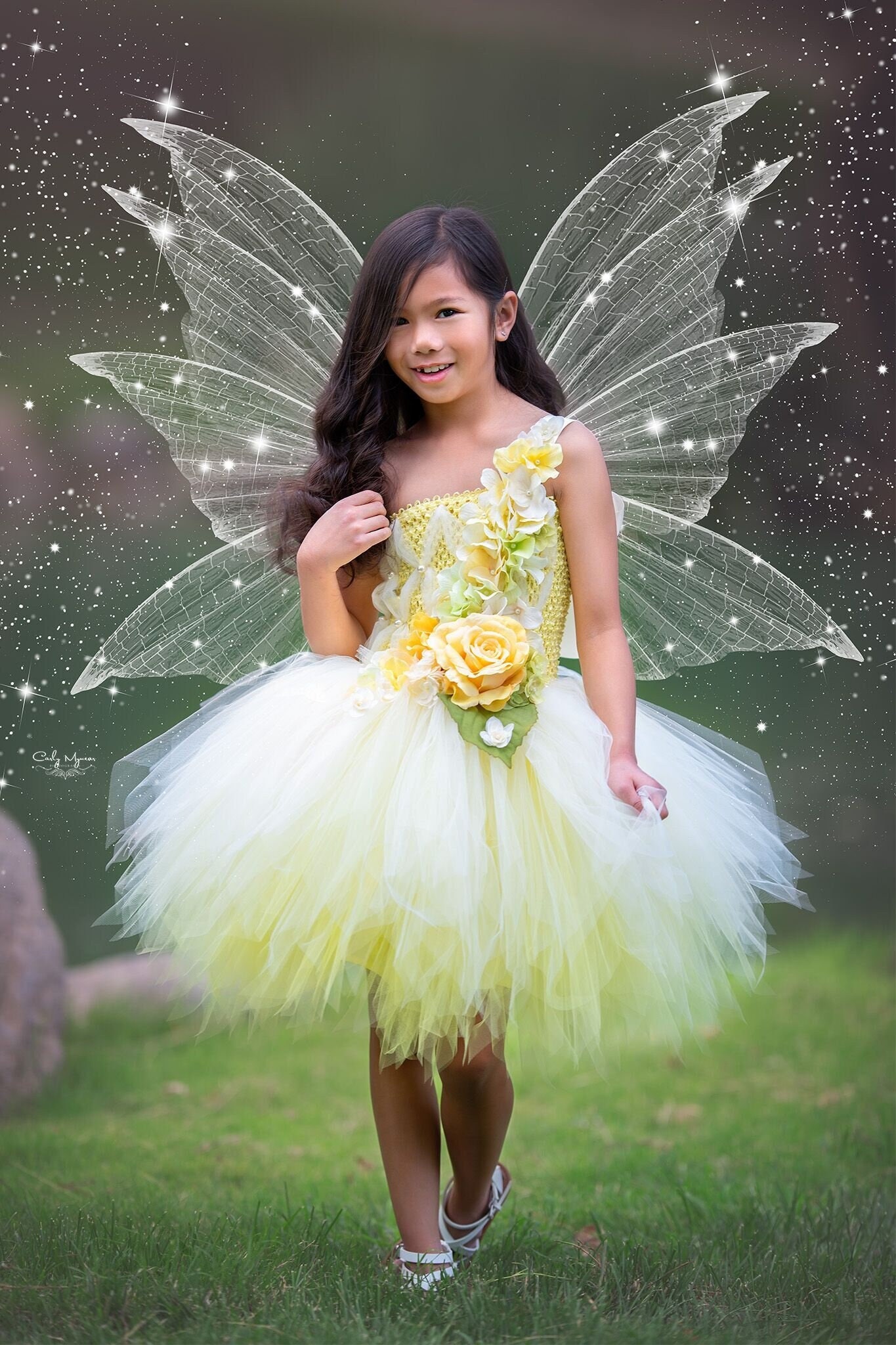 Yellow Tutu Dress, Fairy Tutu Dress, Fairy Dress, Tutu Dress