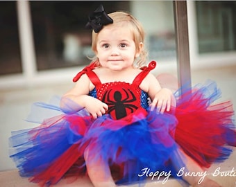 Superhero Spider Tutu Dress,