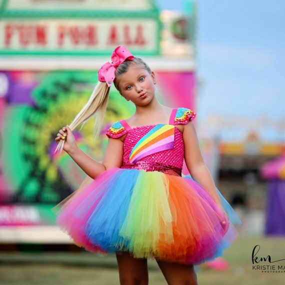 Jojo Siwa Tutu Dress Jojo Birthday Jojo Siwa Costume - Etsy