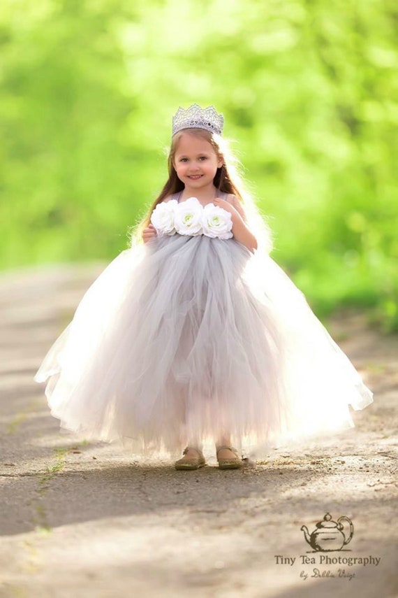 Grey tutu dress cheap