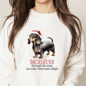 Dachshund Christmas Sweater, Dachsund Sweatshirt, Dachshund Clothes, Dachshund Crewneck Sweatshirt, Dachshund Sweater, Dog Mom Era