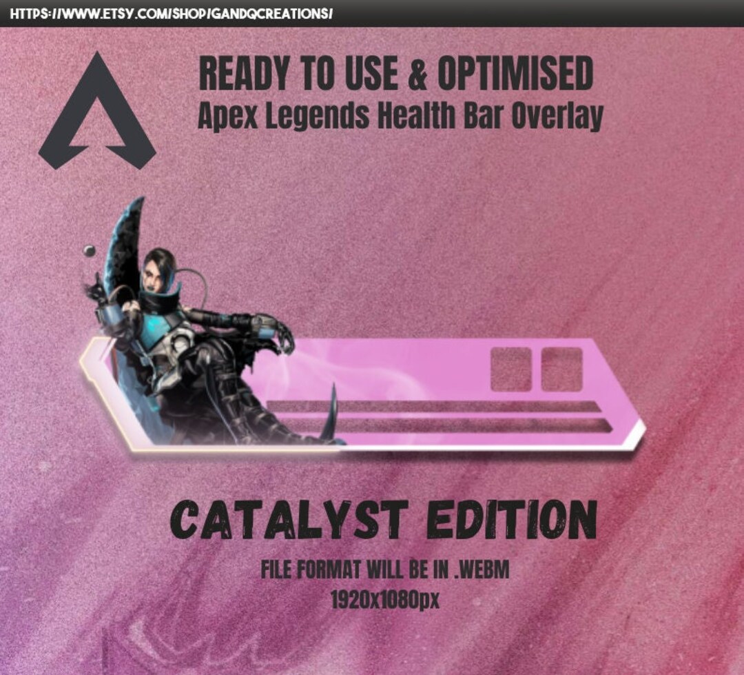 Catalyst Edition Apex Legends Health Bar Overlay Etsy