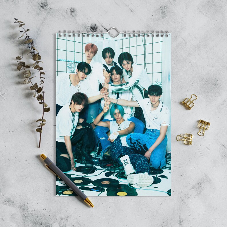 Kpop Stray Kids Wall Calendar 2024 Custom Stray Kids 2024 Calendar Etsy
