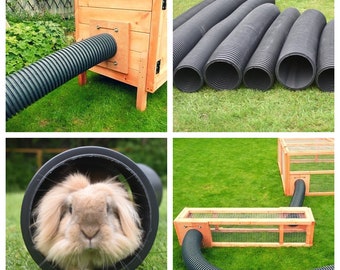Pet Rabbit, Guinea Pig etc Flexible 6 inch & 8 inch Diameter Play Tunnel