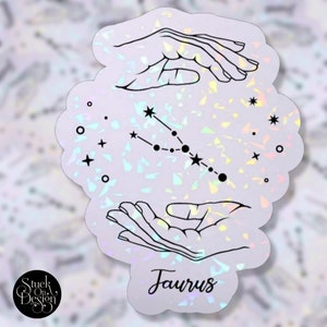 Stier Constellation Handen Dierenriem Sticker | Vinyl Stickers | Laptop Stickers | Waterdichte Stickers | Auto decal | Zodiac | Astrologie