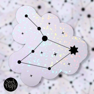 Virgo Light Constellation Zodiac Sticker | Vinyl Stickers | Laptop Stickers | Waterproof Stickers | Car Decal | Zodiac | Astrology
