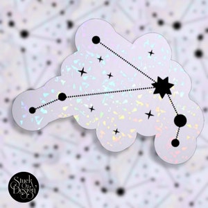 Naklejka z konstelacją światła Barana | Naklejki winylowe | Naklejki na laptopa | Naklejki wodoodporne | Naklejka samochodowa | Zodiak | Astrologia