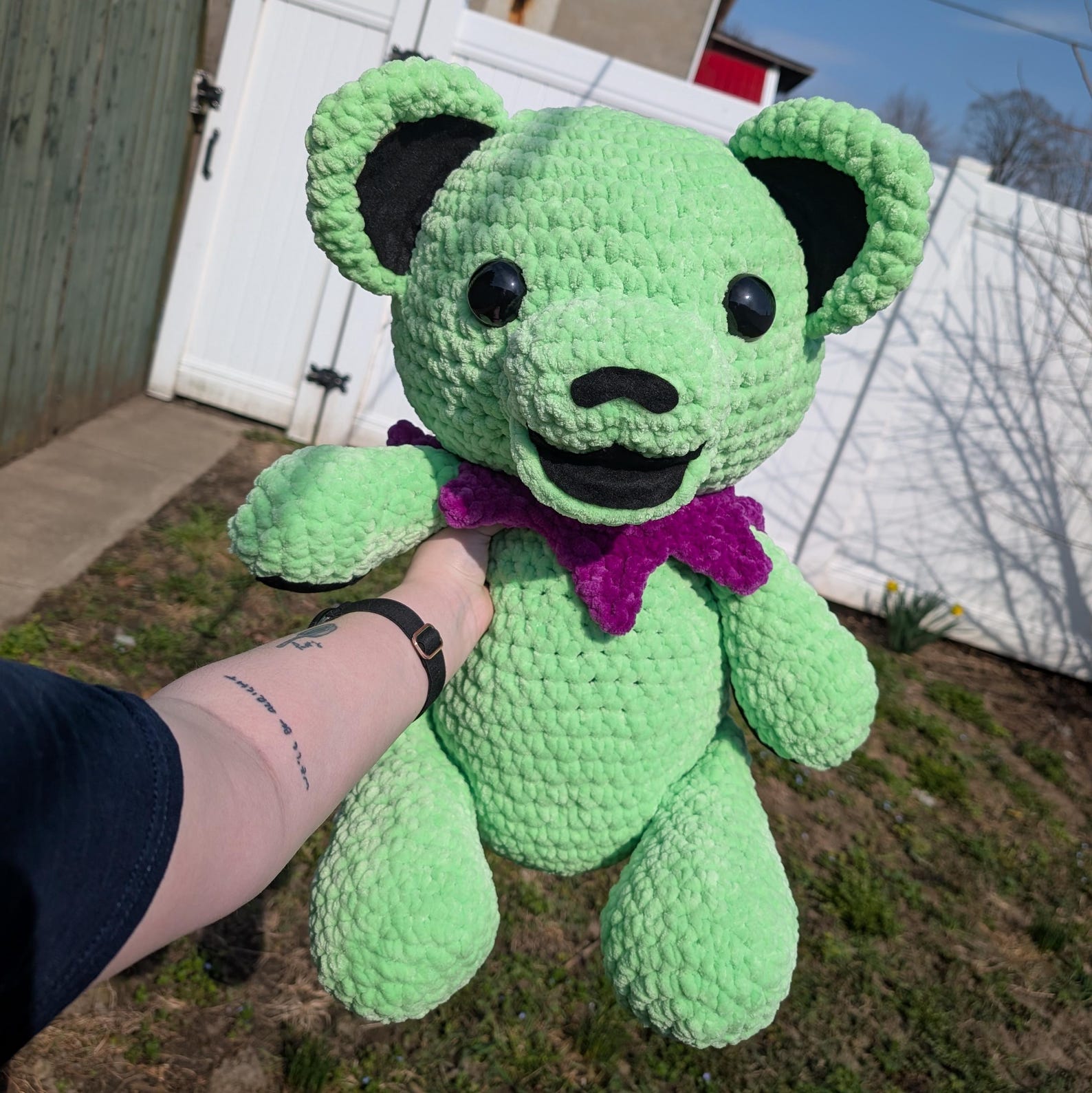 Jumbo Dancing Bear Pattern // Pdf File - NOT PHYSICAL ITEM // Hippie ...